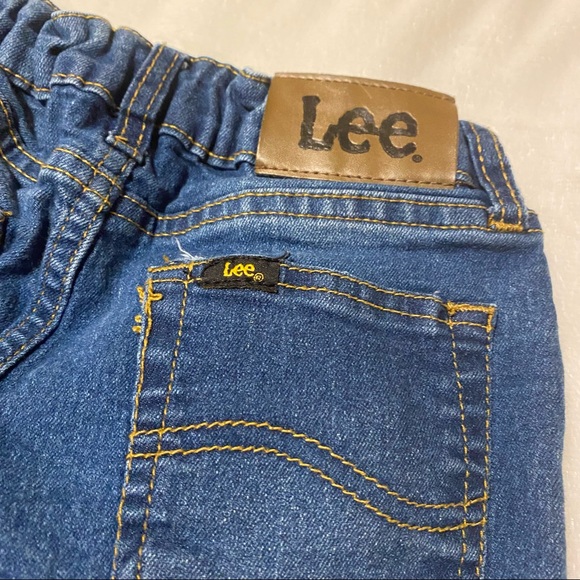 Boy’s Lee Skinny Fit Straight Leg Blue Jeans - Picture 4 of 6